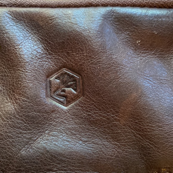 Valentina In Pell Brown Genuine Leather Briefcase Made In Italy - Picture 3 of 17